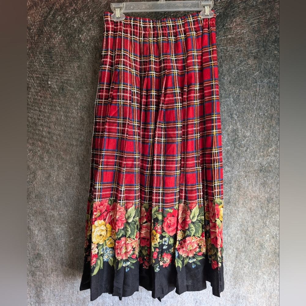 Vintage Marisa Christina Classic Plaid Skirt